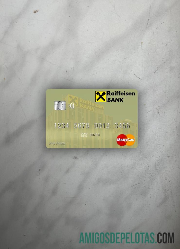 Sérvia Raiffeisen Banka A.d. Beograd Mastercard Photolook Frente amostra